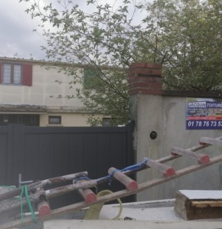 Remplacement toiture amiante en cours à Gagny