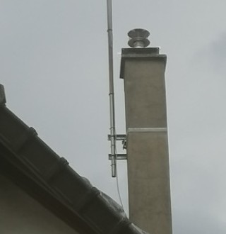 Installation de sortie gaz sur toiture en tuile à Gagny